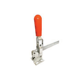 Vertikalspanner 211 Verzinkt Massiver Haltearm mit waagerechtem Fuß Druckkraft 4500N Arm 180mm-Beschreibung lesen