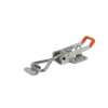 Verschlussspanner 361 Edelstahl Silikonbeschichteter Griff mit waagerechtem Fuß Druckkraft 2000N