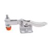 Horizontalspanner 111 Edelstahl Griff aus Metall mit waagerechtem Fuß Druckkraft 450N