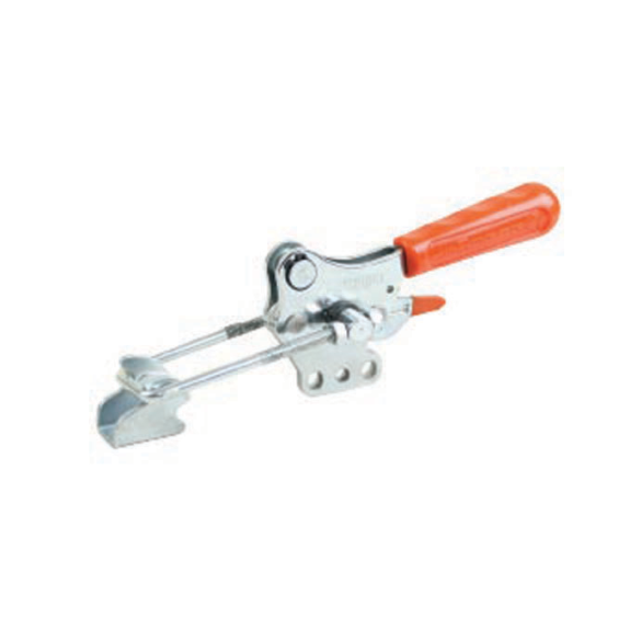Verschlussspanner 312 Edelstahl mit Sicherheitsverriegelung mit senkrechtem Fuß Druckkraft 1500N-Beschreibung lesen