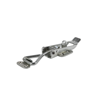 Verschlussspanner 361 Verzinkt Griff aus Metall mit waagerechtem Fuß Druckkraft 2000N-Beschreibung lesen