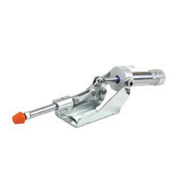 Pince à tige de poussée pneumatique 661 avec base horizontale, force de pression 2500N-Leggi tutto