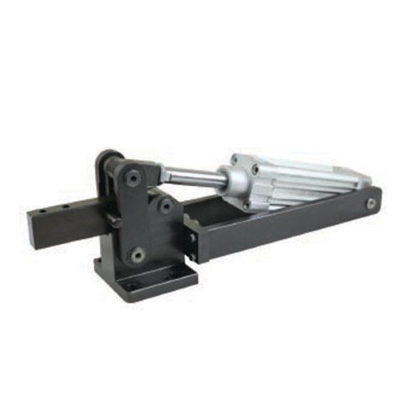 Pince pneumatique 681 avec vérin pneumatique à base horizontale, force de pression 6500N-Leggi tutto