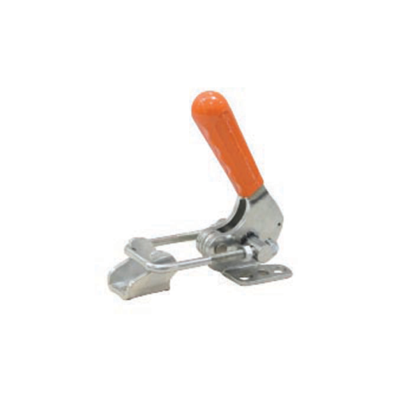 Verschlussspanner 371 leichte Serie Verzinkt mit waagerechtem Fuß Druckkraft 7000N-Beschreibung lesen