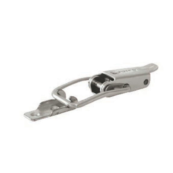 Verschlussspanner 363 Edelstahl mit waagerechtem Fuß Druckkraft 1500N-Beschreibung lesen
