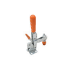 Vertikalspanner 211 Edelstahl mit Sicherheitsverriegelung mit waagerechtem Fuß Druckkraft 1200N