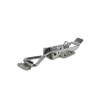 Verschlussspanner 361 Edelstahl Griff aus Metall mit waagerechtem Fuß Druckkraft 2000N
