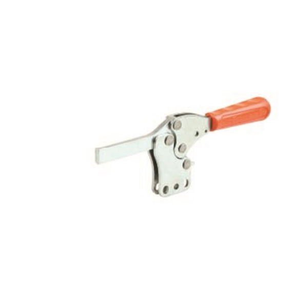 Horizontalspanner 112 Schwarz brüniert Massiver Haltearm mit senkrechtem Fuß Druckkraft 2300N Arm 118mm-Beschreibung lesen