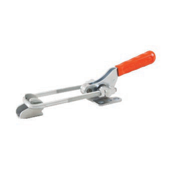 Verschlussspanner 331 Edelstahl mit waagerechtem Fuß Druckkraft 7000N-Beschreibung lesen