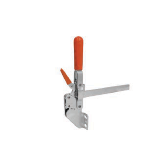 Vertikalspanner 213 Verzinkt Massiver Haltearm und Sicherheitsverriegelung mit Winkelfuß Druckkraft 2000N Arm 111mm-Beschreibung lesen