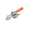 Verschlussspanner 311 Schwarz brüniert mit Feder mit waagerechtem Fuß Druckkraft 500N Arm 51,5-81,5mm
