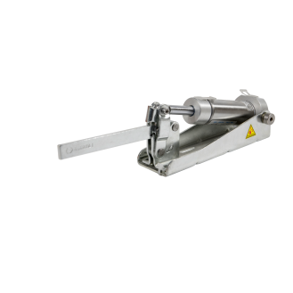 Pneumatikspanner 631 Massiver Haltearm mit waagerechtem Fuß Druckkraft 2000N Arm 167mm-Beschreibung lesen