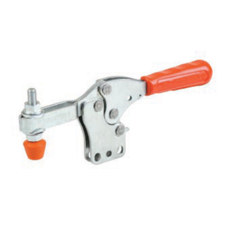 Horizontalspanner 112 Edelstahl mit senkrechtem Fuß Druckkraft 850N-Beschreibung lesen