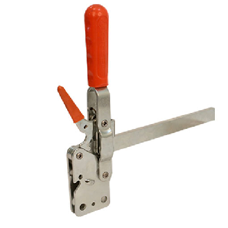 Vertikalspanner 212 Verzinkt Massiver Haltearm und Sicherheitsverriegelung mit senkrechtem Fuß Druckkraft 750N Arm 44mm-Beschreibung lesen