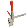 Vertikalspanner 212 Verzinkt Massiver Haltearm und Sicherheitsverriegelung mit senkrechtem Fuß Druckkraft 750N Arm 44mm