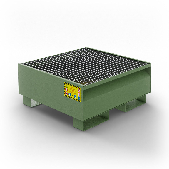 Cubeta colectora para nr.1 barril de 200 lt - Verde-Leer más