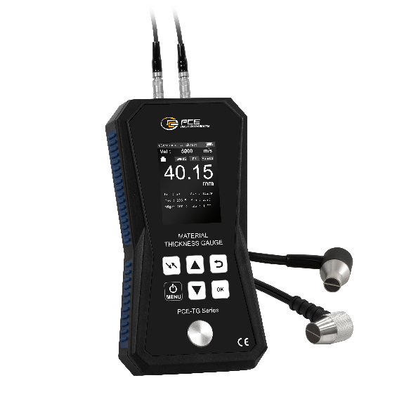 PCE Instruments Mesureur dépaisseur PCE-TG 150A Plage 1,00 ... 300,0 mm |Résolution 0,01 mm jusquà 99,99 mm-Leer más
