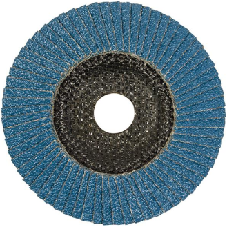 Schleifmopteller 115mm K 80 gewölbt 6 Grad-Beschreibung lesen