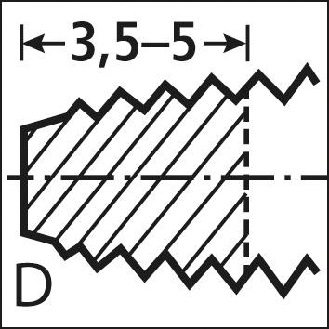 Handgewindebohrer DIN 352 HSS M16,0 M-Beschreibung lesen