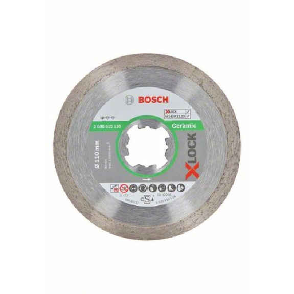 X-LOCK Diamanttrennscheibe Standard for Ceramic, D 110mm X-LOCK Diamanttrennscheibe Standard for Ceramic, D 110mm-Beschreibung lesen