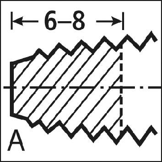 Handgewindebohrer DIN 352 HSS M1,2 V-Beschreibung lesen