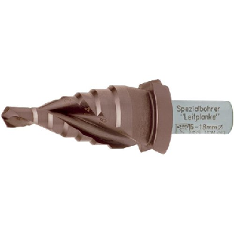 Stufenbohrer für Leitplanken HSS TiCN 6-18mm EXACT-Beschreibung lesen