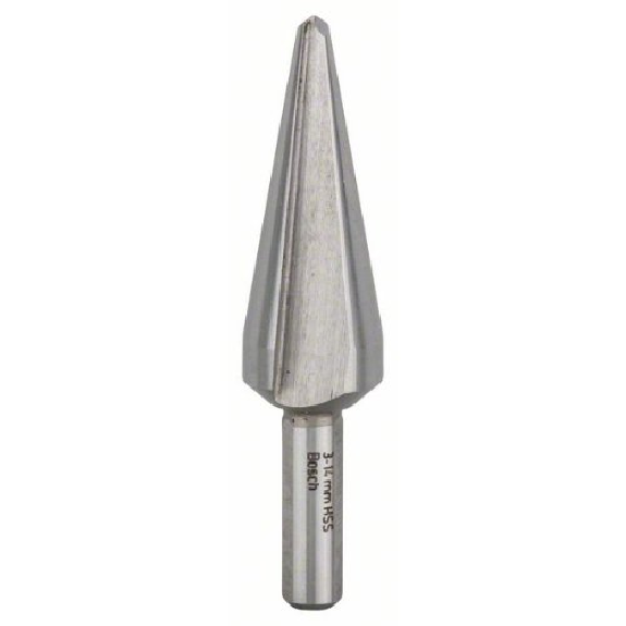 Blechschälbohrer HSS, zylindrisch, 3 - 14 mm, 58 mm, 6 mm-Beschreibung lesen