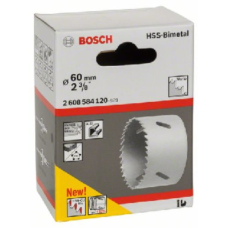 Lochsäge HSS-Bimetall für Standardadapter, 60 mm, 2 3/8"-Beschreibung lesen