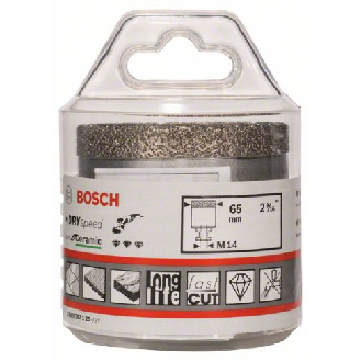 Diamanttrockenbohrer Dry Speed Best for Ceramic, 65 x 35 mm-Beschreibung lesen