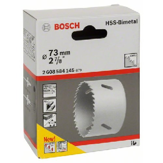 Lochsäge HSS-Bimetall für Standardadapter, 73 mm, 2 7/8"-Beschreibung lesen