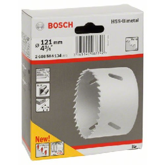 Lochsäge HSS-Bimetall für Standardadapter, 121 mm, 4 3/4"-Beschreibung lesen