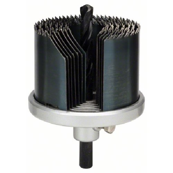 Sägekranz-Set, 7-teilig, 25 - 63 mm, Arbeitslänge 40 mm-Beschreibung lesen