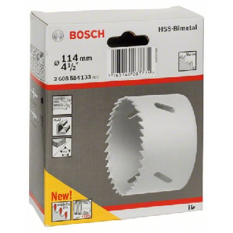 Lochsäge HSS-Bimetall für Standardadapter, 114 mm, 4 1/2"-Beschreibung lesen