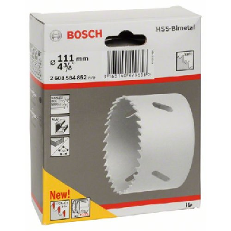 Lochsäge HSS-Bimetall für Standardadapter, 111 mm, 4 3/8"-Beschreibung lesen