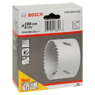Lochsäge HSS-Bimetall für Standardadapter, 108 mm, 4 1/4"-Beschreibung lesen