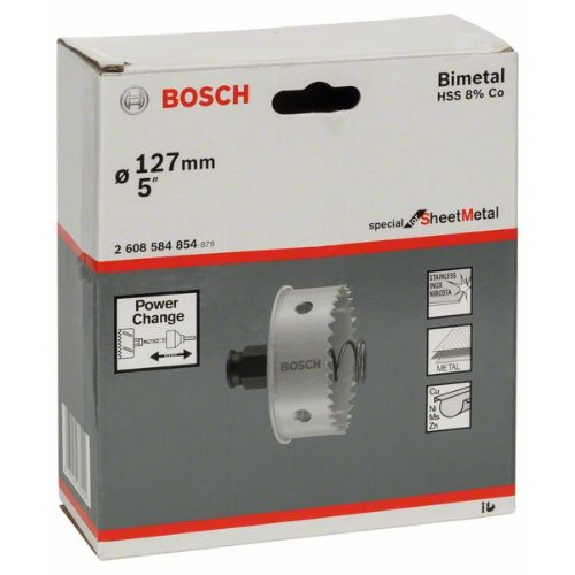 Lochsäge Special Sheet Metal, 127 mm, 5"-Beschreibung lesen
