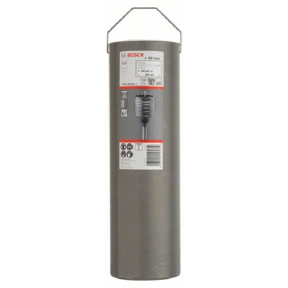 Hohlbohrkrone SDS-max-9, 90 x 80 x 160 mm-Beschreibung lesen