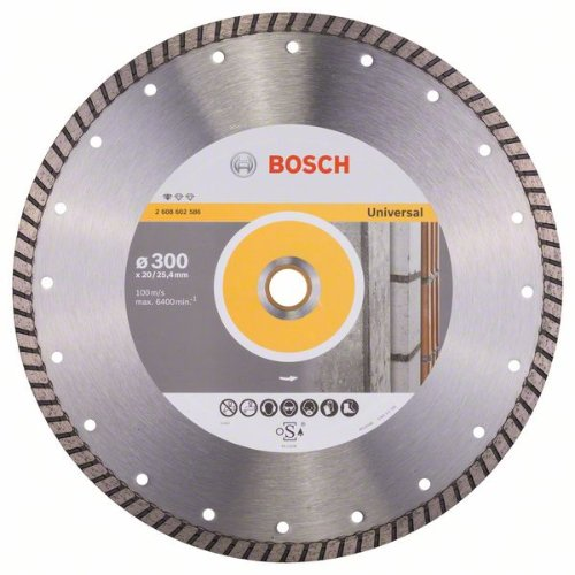 Diamanttrennscheibe Standard for Universal Turbo, 300 x 20,00/25,40 x 3 x 10-Beschreibung lesen