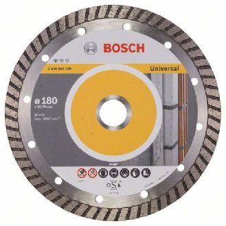 Diamanttrennscheibe Standard for Universal Turbo, 180x22,23x2,5x10 mm, 1er-Pack-Beschreibung lesen