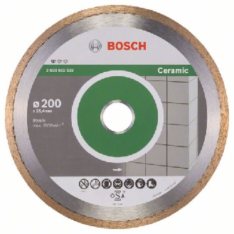 Diamanttrennscheibe Standard for Ceramic, 200 x 25,40 x 1,6 x 7 mm-Beschreibung lesen
