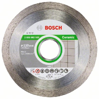 Diamanttrennscheibe Standard for Ceramic, 110 x 22,23 x 1,6 x 7,5 mm-Beschreibung lesen