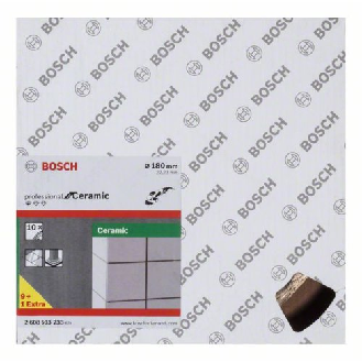Diamanttrennscheibe Standard for Ceramic, 180 x 22,23 x 1,6 x 7 mm, 10er-Pack-Beschreibung lesen