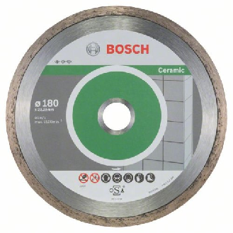 Diamanttrennscheibe Standard for Ceramic, 180 x 22,23 x 1,6 x 7 mm, 10er-Pack-Beschreibung lesen