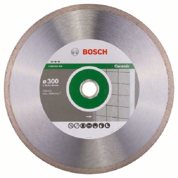 Diamanttrennscheibe Best pour céramique, 300 x 30/25,40 x 2,8 x 10 mm-Leggi tutto