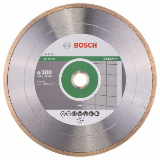 Diamanttrennscheibe Standard for Ceramic, 300 x 30 + 25,40 x 2 x 7 mm-Beschreibung lesen