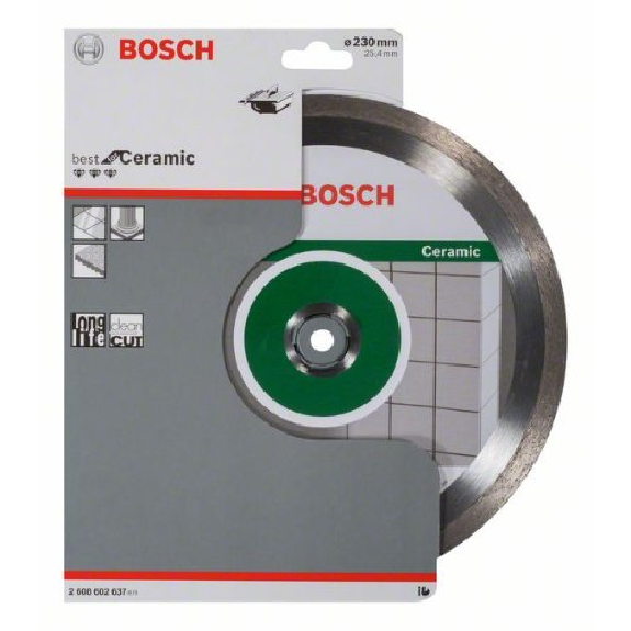 Diamanttrennscheibe Best for Ceramic, 230 x 25,40 x 2,4 x 10 mm-Beschreibung lesen
