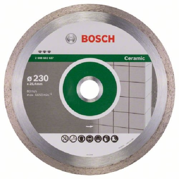 Diamanttrennscheibe Best for Ceramic, 230 x 25,40 x 2,4 x 10 mm-Beschreibung lesen