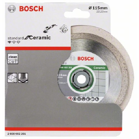 Diamanttrennscheibe Standard for Ceramic, 115 x 22,23 x 1,6 x 7 mm, 1er-Pack Diamanttrennscheibe Standard for Ceramic, 115 x 22,23 x 1,6 x 7 mm, 1er-Pack-Beschreibung lesen