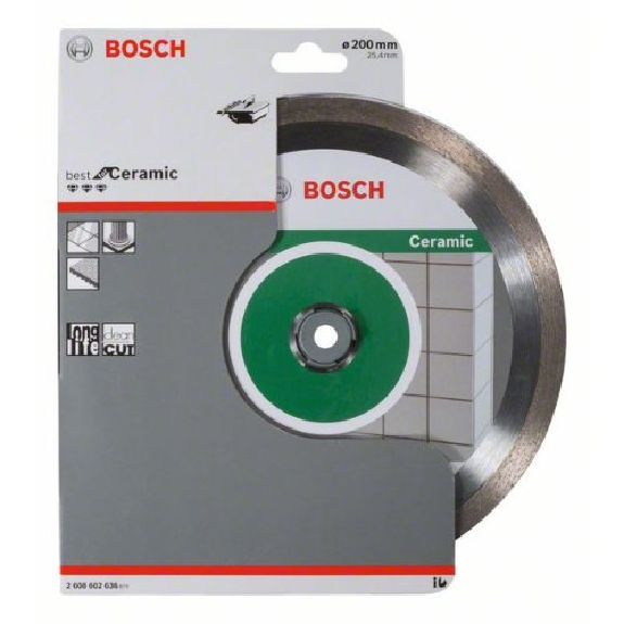Diamanttrennscheibe Best for Ceramic, 200 x 25,40 x 2,2 x 10 mm Diamanttrennscheibe Best for Ceramic, 200 x 25,40 x 2,2 x 10 mm-Beschreibung lesen