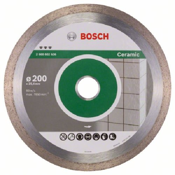Diamanttrennscheibe Best for Ceramic, 200 x 25,40 x 2,2 x 10 mm Diamanttrennscheibe Best for Ceramic, 200 x 25,40 x 2,2 x 10 mm-Beschreibung lesen